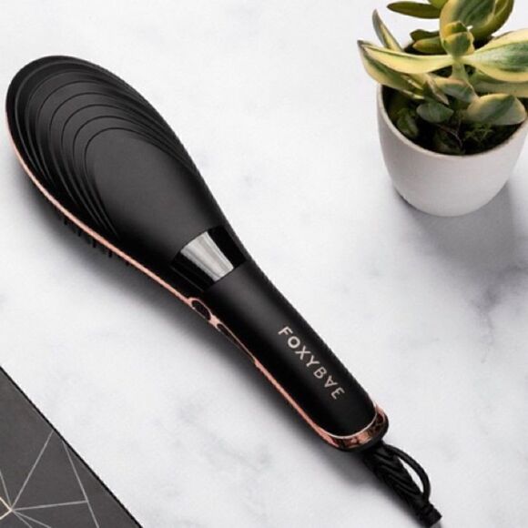Foxybae  ROSE GOLD STRAIGHTENING BRUSH - Picture 1 of 5